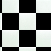 PVC GERFLOR-Texline 0015-2m Damier Black & White (7227) černo-bílá šachovnice